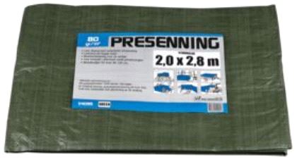 ARMERT PRESEN.2X2,8M   80G/M2   GRØNN  TILBUD