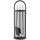 PEISSETT 3 DELER SORT/NIKKEL 65CM INSPIRE