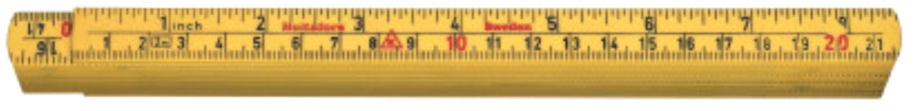 METERSTOKK I GLASSFIBER 2M HULTAFORS tommer cm