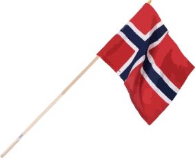 FLAGG 17.MAI lite håndflagg