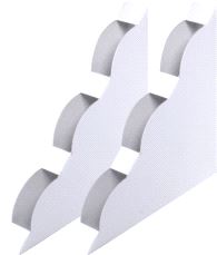 Fluefelle til vindu 2 stk