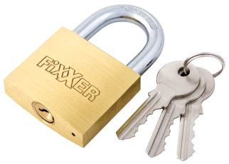 Hengelås 50 MM MESSING FIXXER