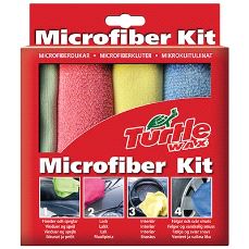 TURTLE MICROFIBERKLUTER SETT-4PK