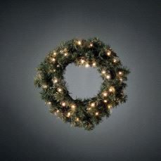 Grankrans 40cm 40LED m/sensor