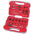 PIPENØKKELSETT 1/4"-3/8" 33 DELER GEBE